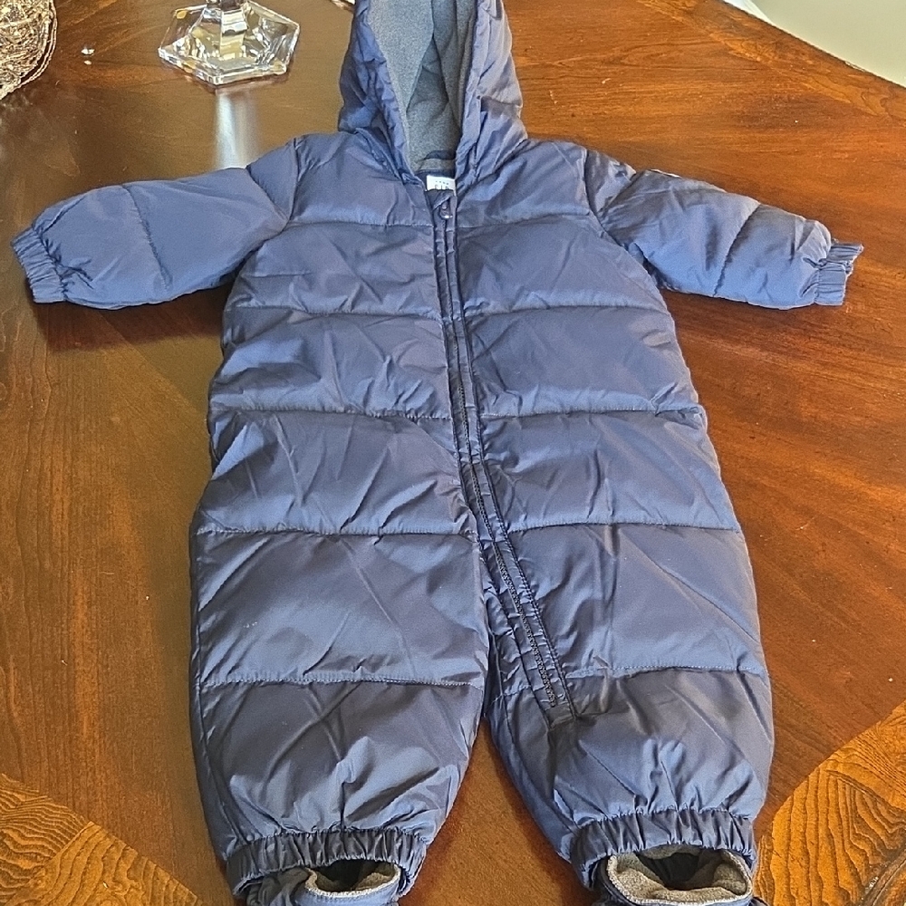 GAP Dark Blue Baby Snowsuit